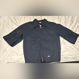 Dickies Men's Unlined Eisenhower Jacket Dark Blue Size Small